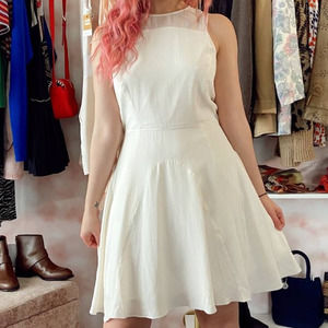 Dolce Vita Skater Dress Sleeveless Ivory
